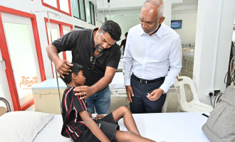 ތެލަސީމިއާ ކުދިންނާއި ބެލެނިވެރިންގެ ކަންބޮޑުވުންތަކަށް ހައްލުހޯދައިދޭނަން: ރައީސް