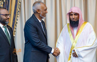 ހަރަމްފުޅުގެ އިމާމުގެ ފުރަތަމަ ބައްދަލުކުރެއްވުން ރައީސް ޑރ. މުއިއްޒު އާއެކު
