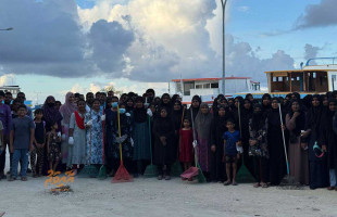 ތޮއްޑޫ ބަނދަރު ސަރަހައްދު ސާފުކުރުމަށް ބޮޑު ތަރުހީބެއް – ރައްޔިތުންނަށް ޝުކުރު