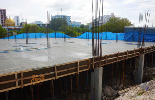 ސިޓީ ކައުންސިލުގެ އައު އިމާރާތުގެ 50 އިންސައްތަ މަސައްކަތް ނިމިއްޖެ