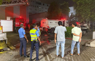 ހުޅުމާލޭގައި ހުންނަ އެންސިސްގެ ގުދަނެއްގައި އަލިފާން ރޯވެއްޖެ