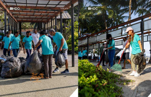 އެޗްޑީސީން، ހުޅުމާލެ ސާފުކުރުމުގެ ބޮޑު ހަރަކާތެއް ބާއްވަނީ