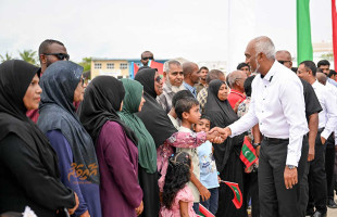ރައީސް، 4 އަތޮޅަށް ކުރެއްވި ދަތުރުފުޅު ނިންމަވާލައްވާ މާލެ ވަޑައިގެންފި